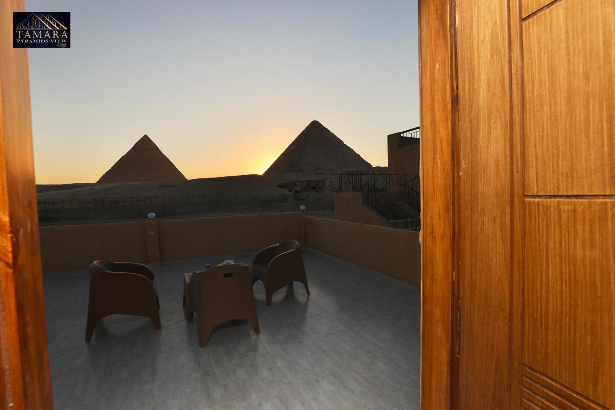 Hotel Tamara Pyramids View à Kafret el-Gabal Extérieur photo