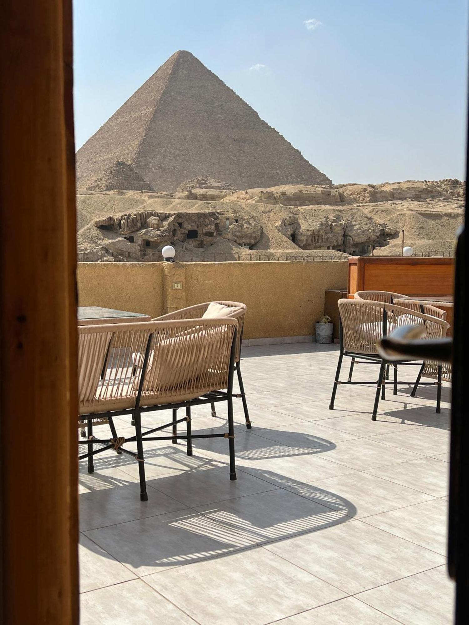 Hotel Tamara Pyramids View à Kafret el-Gabal Extérieur photo