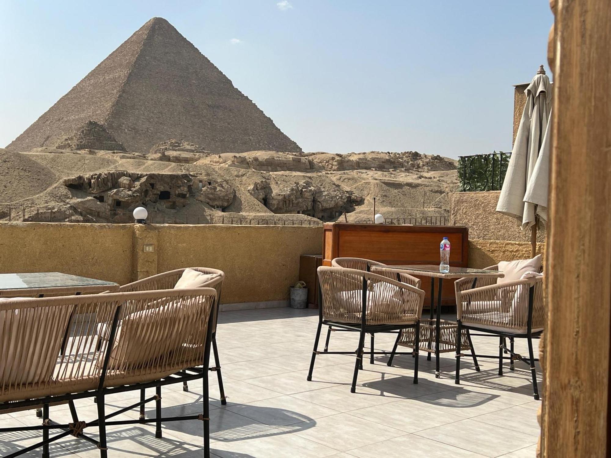 Hotel Tamara Pyramids View à Kafret el-Gabal Extérieur photo