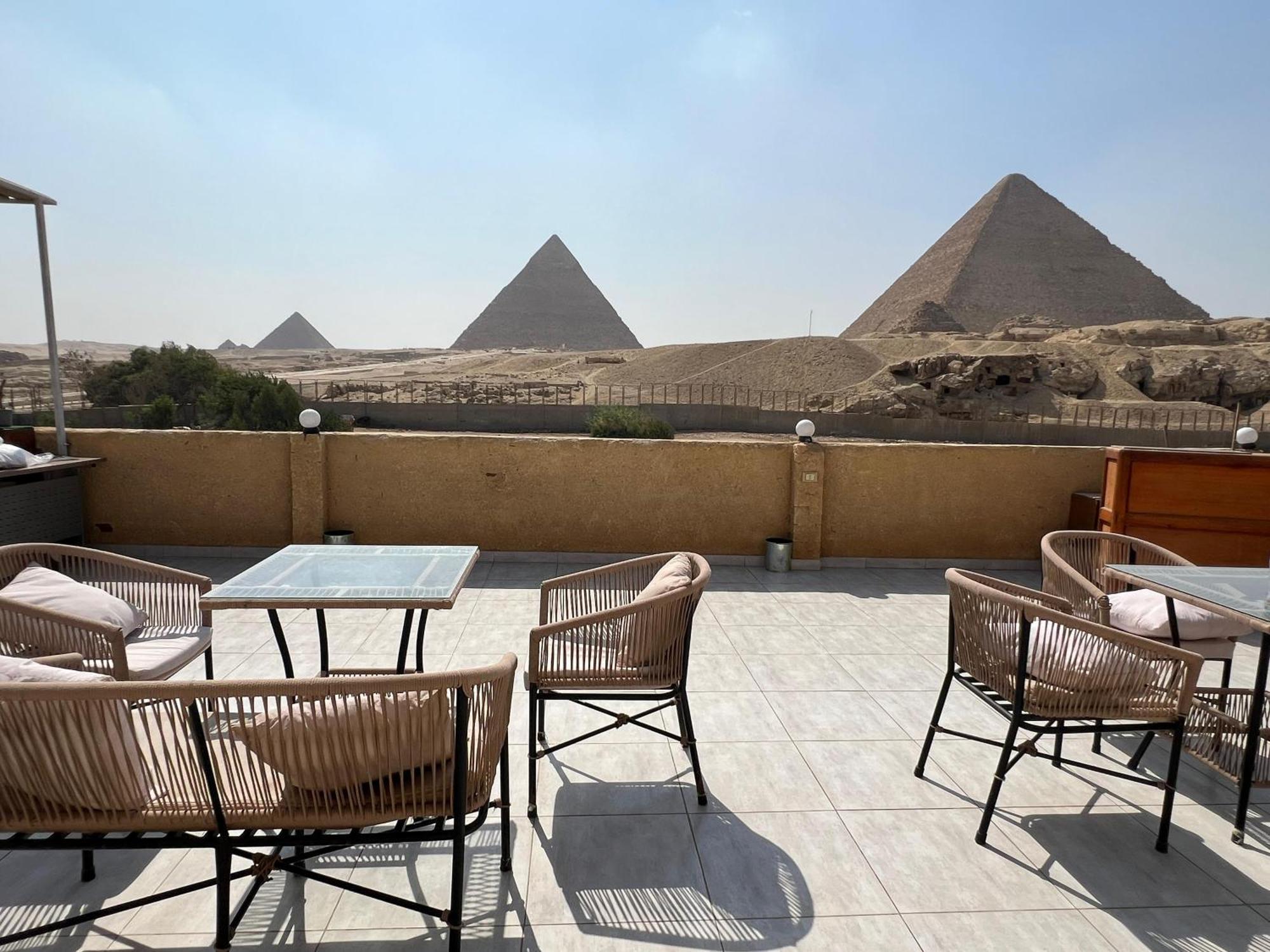 Hotel Tamara Pyramids View à Kafret el-Gabal Extérieur photo
