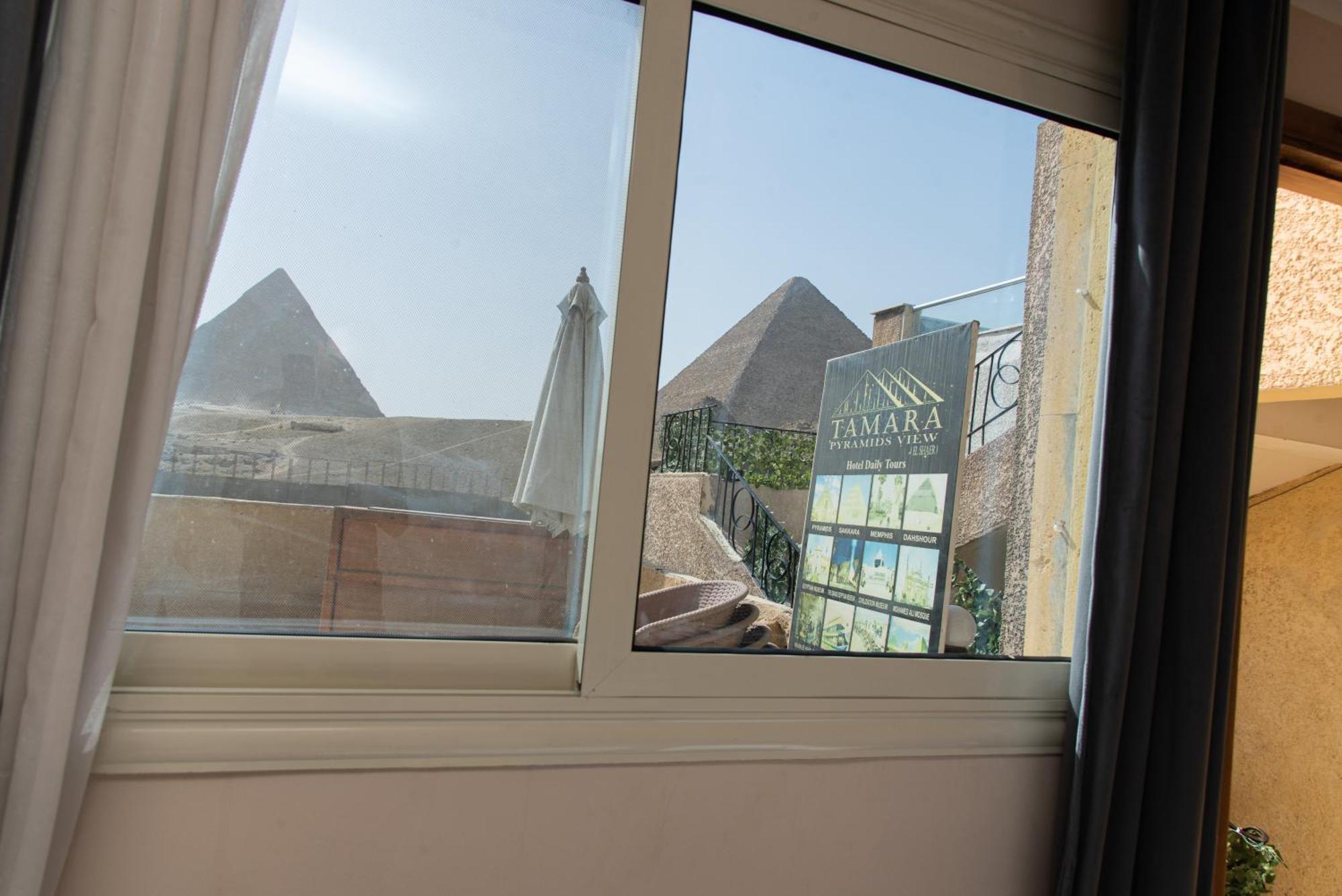Hotel Tamara Pyramids View à Kafret el-Gabal Extérieur photo