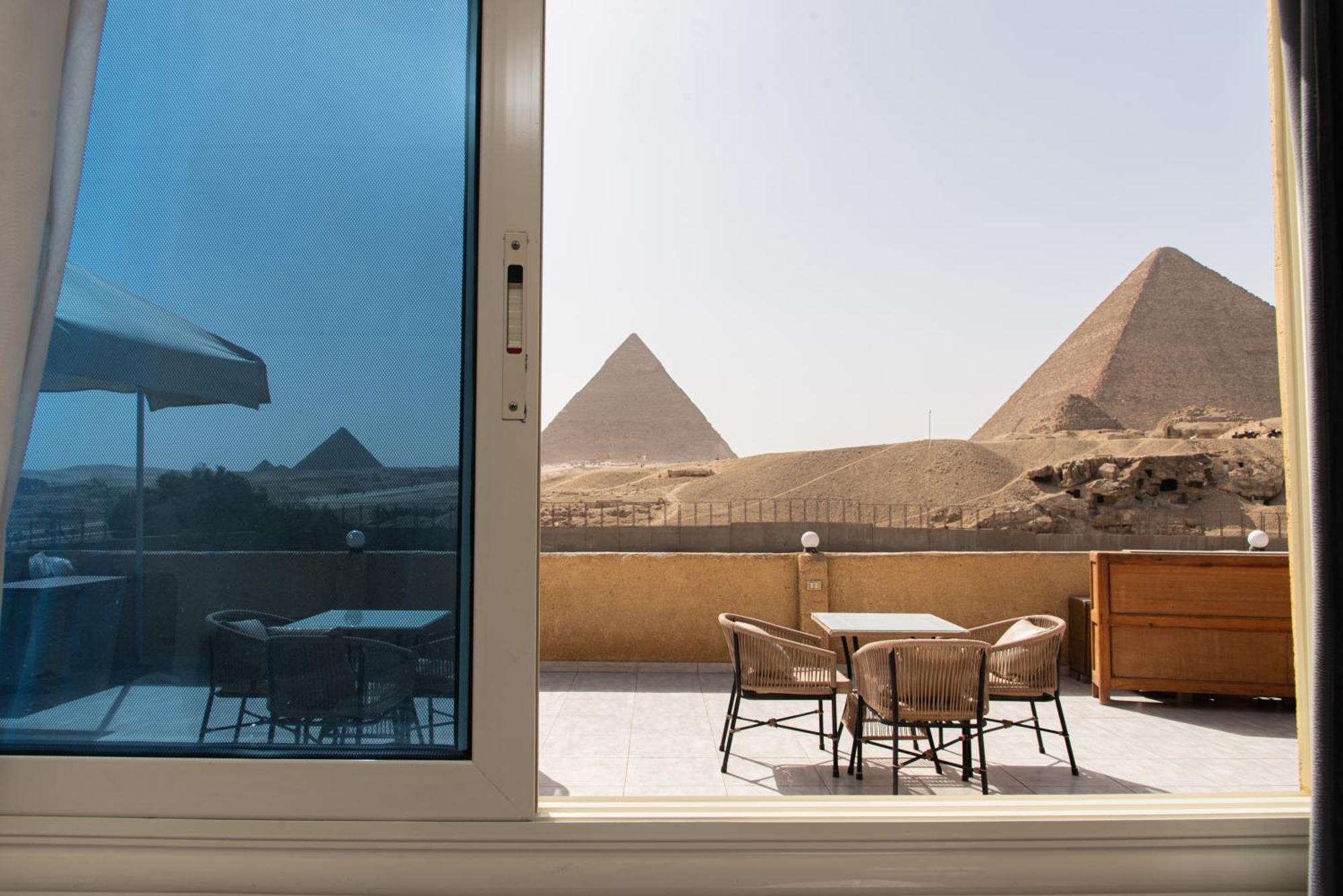 Hotel Tamara Pyramids View à Kafret el-Gabal Chambre photo