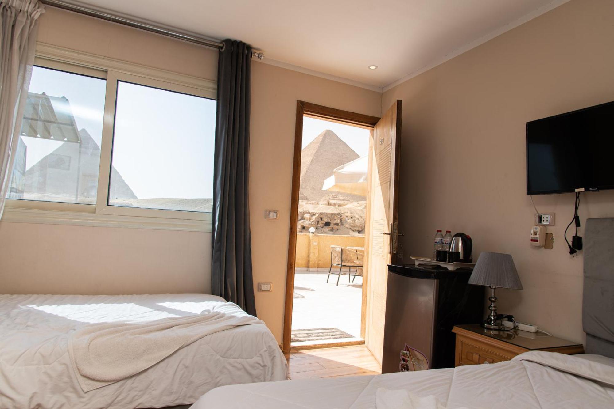 Hotel Tamara Pyramids View à Kafret el-Gabal Extérieur photo