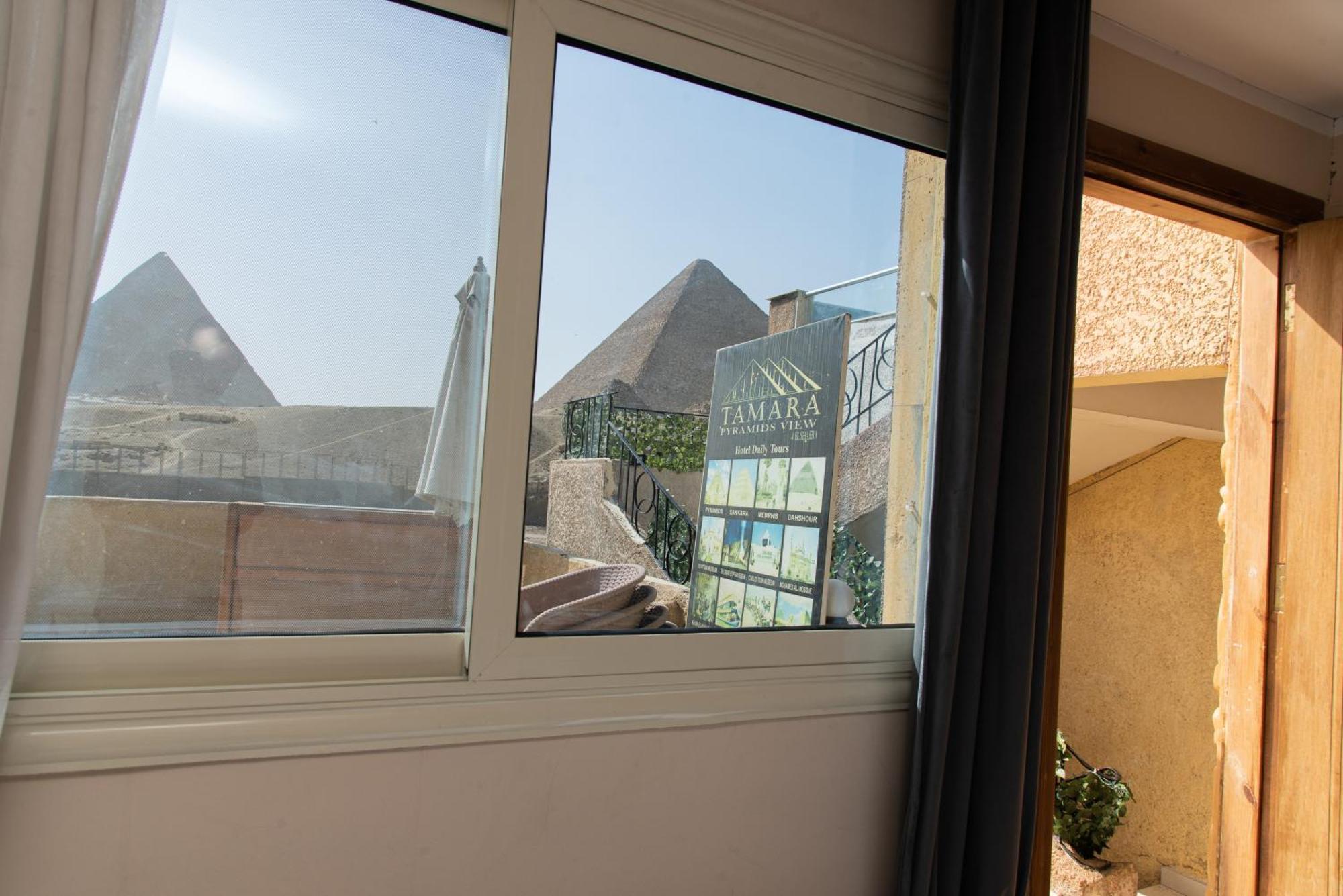 Hotel Tamara Pyramids View à Kafret el-Gabal Extérieur photo